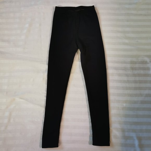 Just Cozy Black Leggings (Lined) xsm/sm - Picture 3 of 8